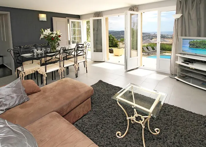 Semesterbostad Sophies Homes Panoramic Sea View And Pool Mandelieu